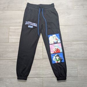 Women's Inuyasha Black Jogger Sweatpants